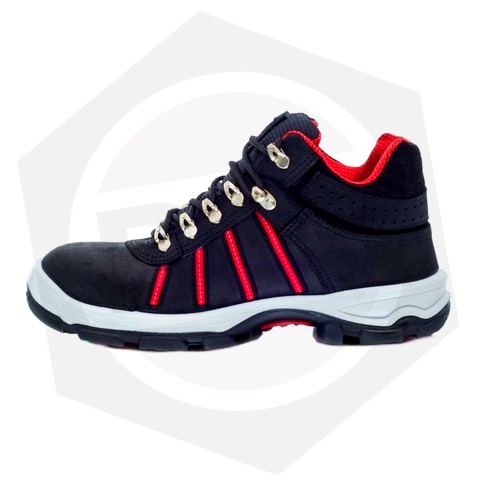 Botín Ombu Z20 KRYPTON con Puntera de Acero - Talle 41 / Negro - Bulonera  del Litoral Ferretería