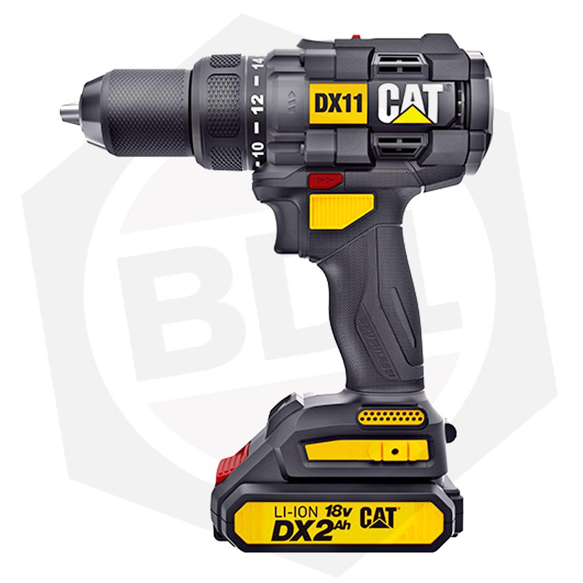 Taladro Atornillador Caterpillar CATDX11 - 18 V - 2 Baterías - Bulonera ...