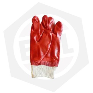 Guante PVC Rojo con Puño Elastizado De Pascale 31145