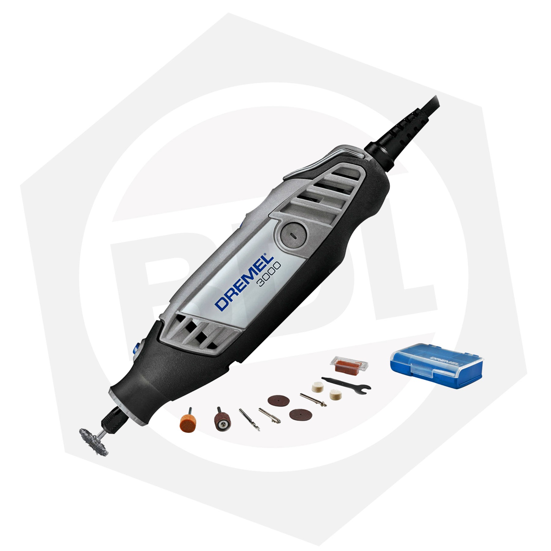 Minitorno DREMEL 3000-N/10 - 10 Accesorios - Bulonera del Litoral Ferretería