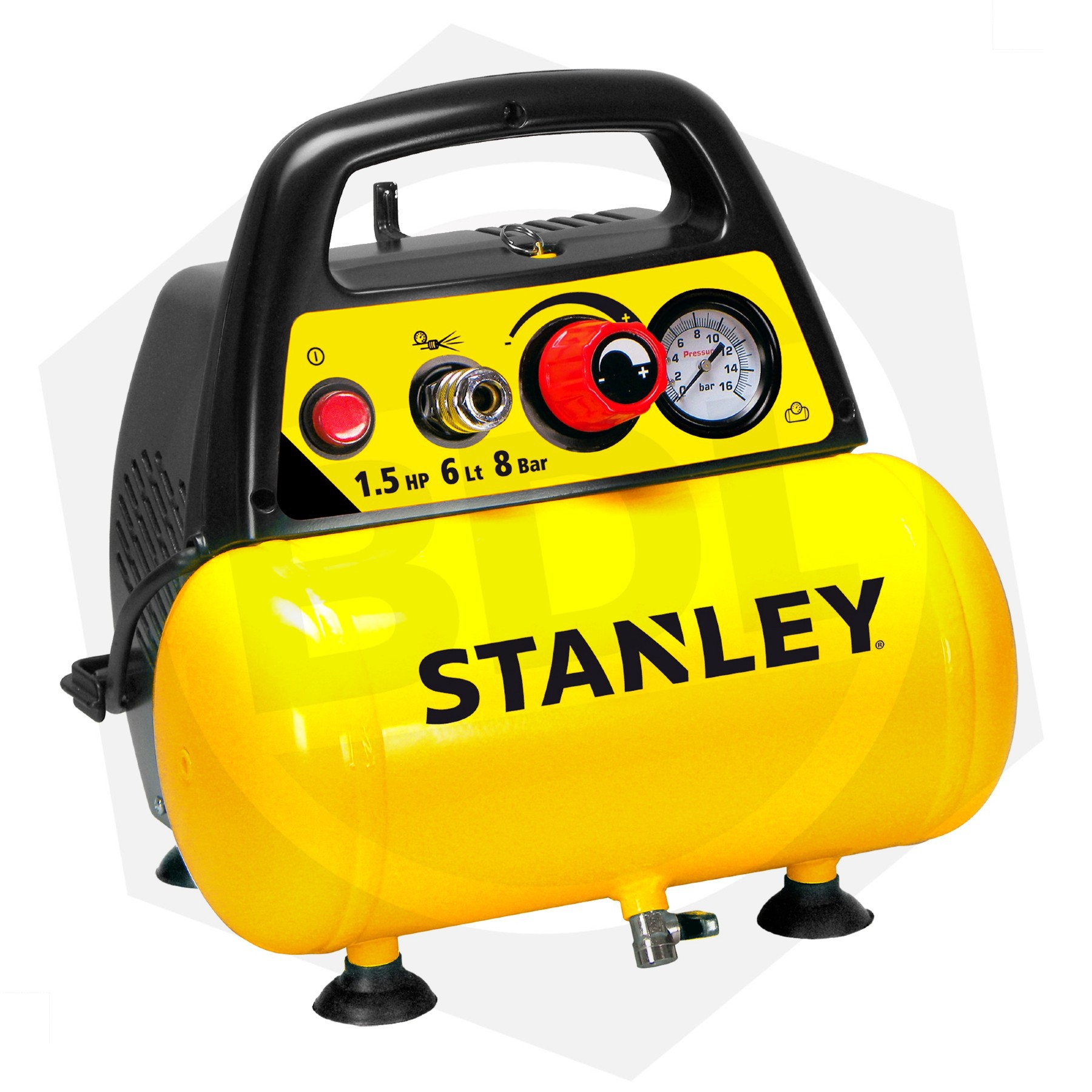 Compresor Portátil Stanley C6BB304STC071 - 6 Litros / 1.5 HP