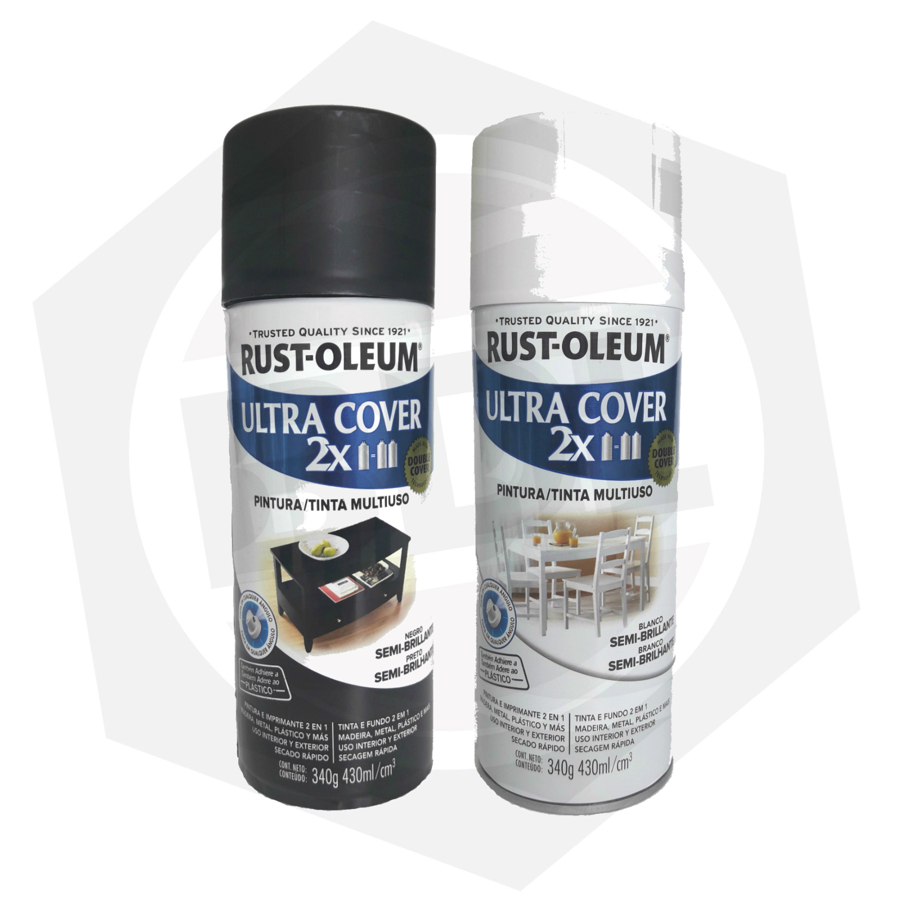 Pintura en Aerosol Semi-Brillante Ultra Cover 2X Rust-Oleum - Bulonera