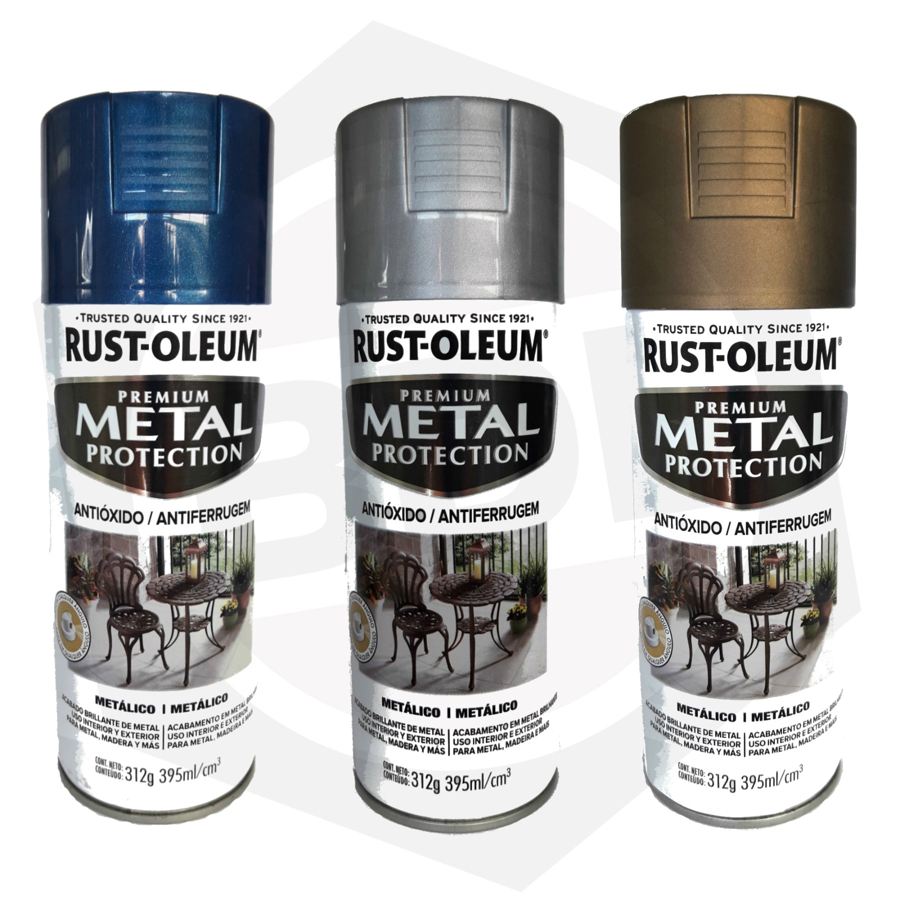 Pintura en Aerosol Metal Protection Metálico