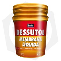 Membrana Líquida Dessutol Techos Venier - 20 Litros / Blanco