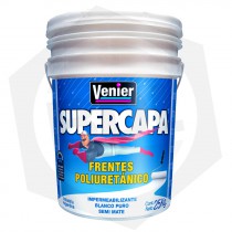 Impermeabilizante Frentes Poliuretánico Venier Supercapa - BLANCO / 25 Kg