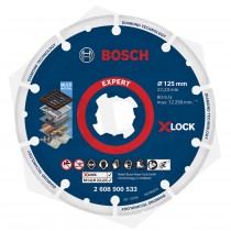Disco de Corte Diamantado Segmentado para Metal Bosch EXPERT XLOCK - 125 mm