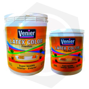 Látex Color Premiun Interior / Exterior Super Lavable Venier 